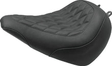 Load image into Gallery viewer, Mustang 18-21 Harley Street Bob Wide Tripper Passenger Seat Diamond Stitch - Black - Main Product View