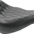 Load image into Gallery viewer, Mustang 18-21 Harley Street Bob Wide Tripper Solo Seat Diamond Stitch - Black - Main Product View