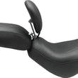 Load image into Gallery viewer, Mustang 18-21 Harley Street Bob Wide Tripper Solo Seat w/Driver Backrest - Black - Main Product View