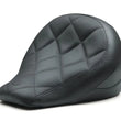 Load image into Gallery viewer, Mustang 18-21 Indian Scout Bobber Standard Touring Solo Seat Diamond Stitch - Black - Side View