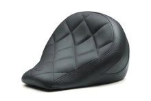 Load image into Gallery viewer, Mustang 18-21 Indian Scout Bobber Standard Touring Solo Seat Diamond Stitch - Black - Side View