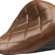 Load image into Gallery viewer, Mustang 18-21 Indian Scout Bobber Standard Touring Solo Seat Diamond Stitch - Brown - Main Product View