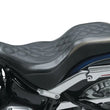 Load image into Gallery viewer, Mustang 18-23 Harley Fat Boy DayTripper 1PC Seat - Black - Main Product View