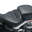 Load image into Gallery viewer, Mustang 18-23 Harley Fat Boy Standard Touring Passenger Seat - Black - Main Product View