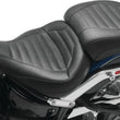 Load image into Gallery viewer, Mustang 18-23 Harley Fat Boy Standard Touring Solo Seat - Black - Main Product View
