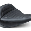 Load image into Gallery viewer, Mustang 18-23 Harley Fat Boy Standard Touring Solo Seat - Black - Side View