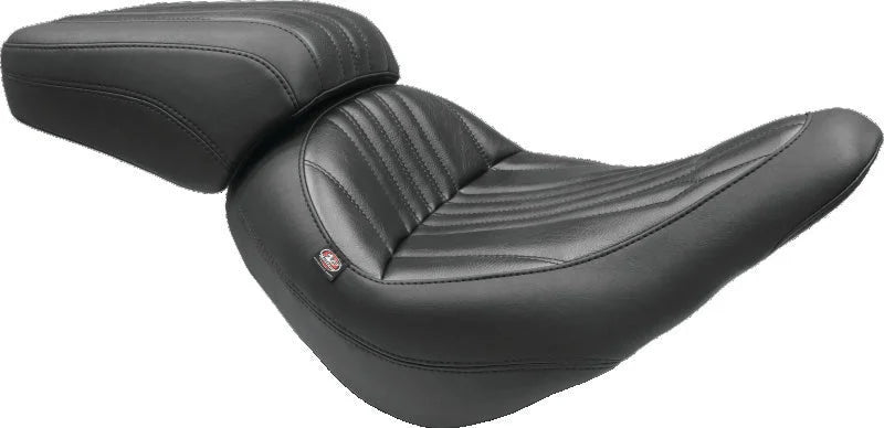 Mustang 20-21 Harley Low Rider & Sport Glide Standard Touring Solo Seat Dagger - Black - Side View