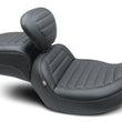 Load image into Gallery viewer, Mustang 20-22 Indian Challenger Standard Touring 1PC Seat w/Driver Backrest - Black