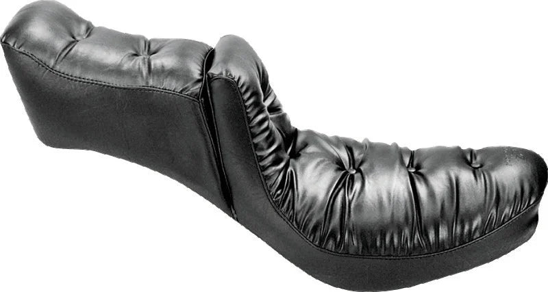 Mustang 23-24 HD CVO Rd Glide(ST), 2024 Rd Glide and Str Glide Touring Solo Seat - Black/Gray Stitch - Main Product View