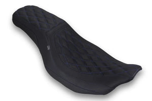 Mustang 23-25 HD Dble Diamond Low Squareback CVO Road Glide (ST), Rd Glide and Str Glide Black/SB