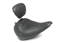 Load image into Gallery viewer, Mustang 23-25 Harley Breakout Wide Tripper Solo with backrest Black