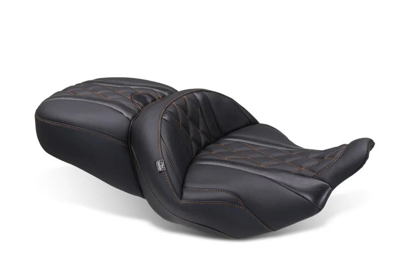 Mustang 23-25 Harley CVO Road Glide (ST) Super Touring Standard Reach One-Piece, 2 UP Black