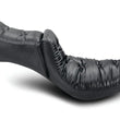 Load image into Gallery viewer, Mustang 58-84 Harley FX/FL Duke 1PC Seat Regal - Black - Side View