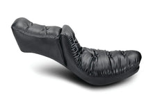 Load image into Gallery viewer, Mustang 58-84 Harley FX/FL Duke 1PC Seat Regal - Black - Side View