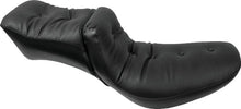 Load image into Gallery viewer, Mustang 58-84 Harley FX/FL Duke Extra Wide 1PC Seat Regal - Black - Main Product View