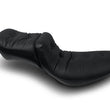 Load image into Gallery viewer, Mustang 58-84 Harley FX/FL Duke Extra Wide 1PC Seat Regal - Black - Side View