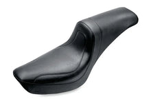 Load image into Gallery viewer, Mustang 58-84 Harley FX/FL Fastback 1PC Seat - Black - Main Product View