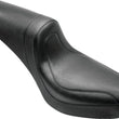 Load image into Gallery viewer, Mustang 58-84 Harley FX/FL Fastback 1PC Seat - Black - Side View
