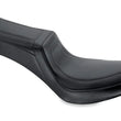 Load image into Gallery viewer, Mustang 58-84 Harley FX/FL Squareback 1PC Seat - Black - Side View