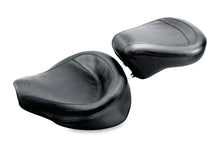 Load image into Gallery viewer, Mustang 58-84 Harley FX/FL Wide Touring Solo Seat - Black - Main Product View