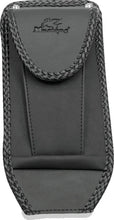 Load image into Gallery viewer, Mustang 65-86 Harley Early FL Touring Tank Bib - Black - Side View