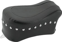 Load image into Gallery viewer, Mustang 65-86 Harley Early FL Touring Tank Bib w/Studs - Black - Main Product View