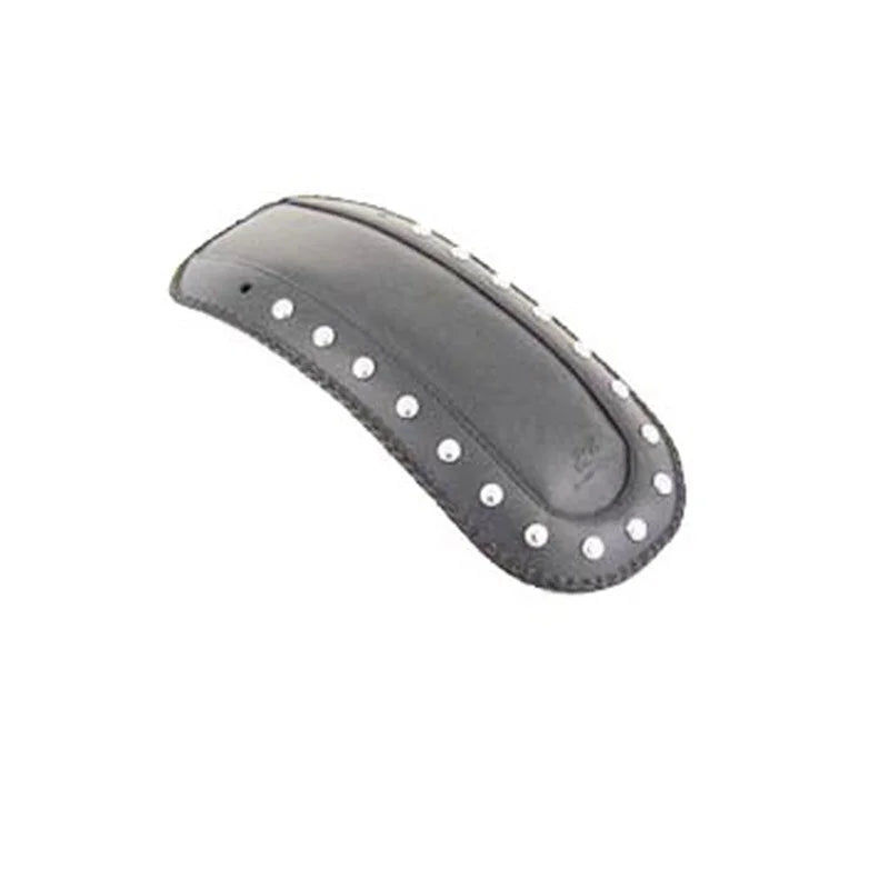Mustang 80-07 Harley Early FL, FLHT Touring Accessories Fender Bib w/Studs - Black - Side View