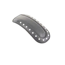 Load image into Gallery viewer, Mustang 80-07 Harley Early FL, FLHT Touring Accessories Fender Bib w/Studs - Black - Side View