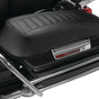 Load image into Gallery viewer, Mustang 80-07 Harley Early FL Touring Road King Saddlebag Lid Covers w/Blk Pearl Studs - Black - Main Product View