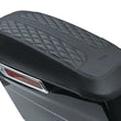 Load image into Gallery viewer, Mustang 80-07 Harley Early FL Touring Saddlebag Lid Covers Diamond Stitch - Black - Main Product View