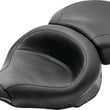 Load image into Gallery viewer, Mustang 80-88 Harley Electra Glide &amp; Tour Glide Wide Touring 1PC Seat - Black - Side View