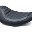 Load image into Gallery viewer, Mustang 82-00 Harley FXR Jody Perewitz Design Solo Seat (Frame Mounted) - Black - Main Product View