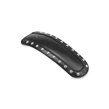 Load image into Gallery viewer, Mustang 82-03 Harley Sportster Fender Bib w/Studs - Black - Side View
