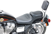 Load image into Gallery viewer, Mustang 82-03 Harley Sportster Standard Touring 1PC Seat - Black - Side View