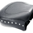 Load image into Gallery viewer, Mustang 82-03 Harley Sportster Wide Touring Passenger Seat w/Studs - Black - Main Product View