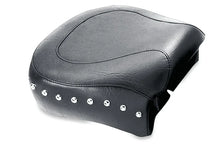Load image into Gallery viewer, Mustang 82-03 Harley Sportster Wide Touring Passenger Seat w/Studs - Black - Main Product View