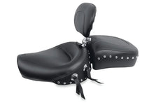 Load image into Gallery viewer, Mustang 82-03 Harley Sportster Wide Touring Recessed Passenger Seat - Black
