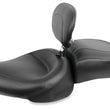 Load image into Gallery viewer, Mustang 82-03 Harley Sportster Wide Touring Recessed Passenger Seat - Black