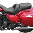 Load image into Gallery viewer, Mustang 82-03 Harley Sportster Wide Touring Solo Seat w/Driver Backrest Studs - Black - Main Product View