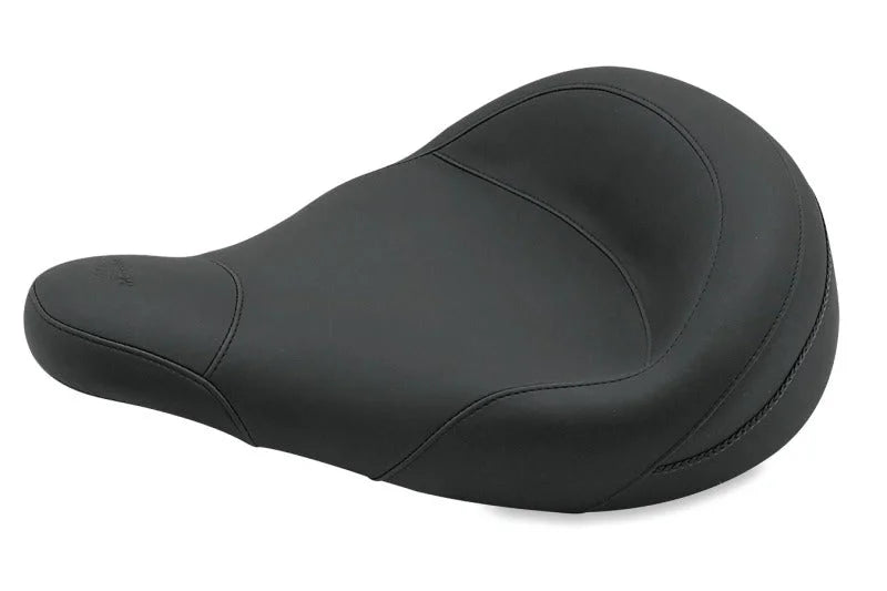 Mustang 83-21 Har;ey Electra Glide,Rd King Police Standard Touring Solo Seat - Black - Side View