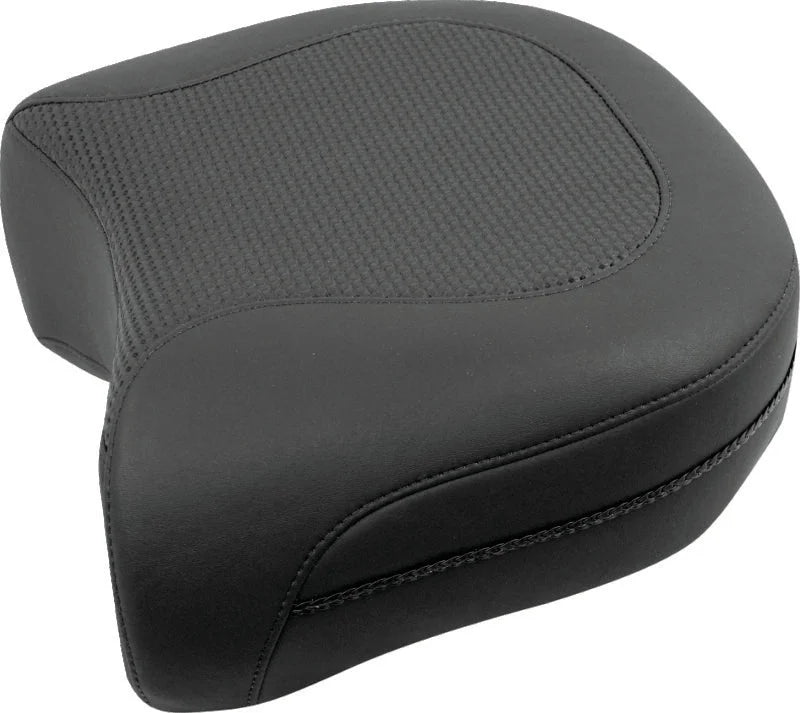 Mustang 83-21 Harley Electra Glide,Rd King Police Standard Touring Passenger Seat Textured - Black - Side View