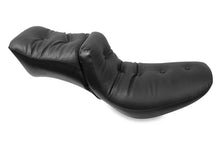 Load image into Gallery viewer, Mustang 84-06 Harley Standard Rear Tire Duke 1PC Regal Seat - Black - Main Product View