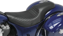 Load image into Gallery viewer, Mustang 84-06 Harley Standard Rear Tire Duke 1PC Seat Regal- Black - Main Product View