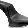 Load image into Gallery viewer, Mustang 84-06 Harley Standard Rear Tire Fastback 1PC Seat - Black - Side View