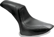 Load image into Gallery viewer, Mustang 84-06 Harley Standard Rear Tire Fastback 1PC Seat - Black - Side View