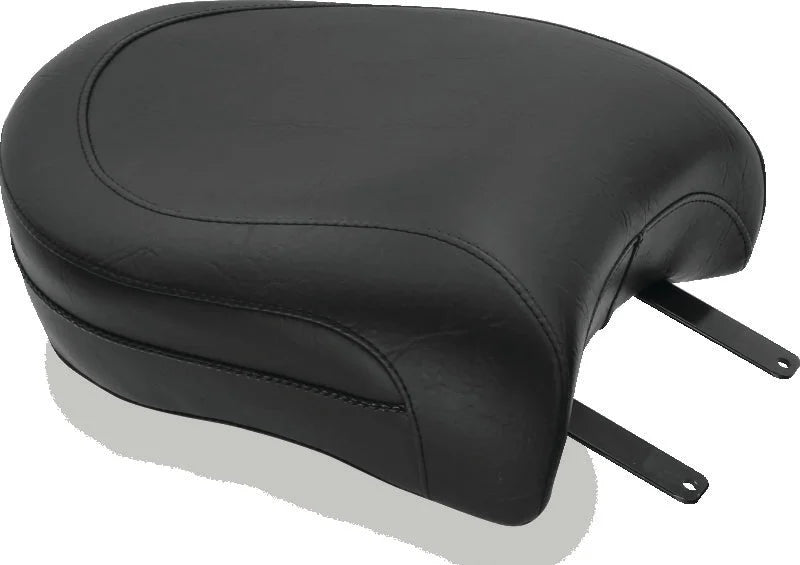 Mustang 84-06 Harley Standard Rear Tire Fastback 1PC Seat - Black - Side View