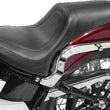 Load image into Gallery viewer, Mustang 84-06 Harley Standard Rear Tire Fastback 1PC Seat - Black - Detail View