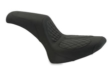 Load image into Gallery viewer, Mustang 84-06 Harley Standard Rear Tire Fastback 1PC Seat w/ Diamond Stitch - Black