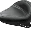 Load image into Gallery viewer, Mustang 84-06 Harley Standard Rear Tire Standard Touring Solo Seat w/Studs - Black - Main Product View