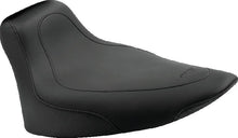 Load image into Gallery viewer, Mustang 84-06 Harley Standard Rear Tire Tripper Solo Seat - Black - Side View